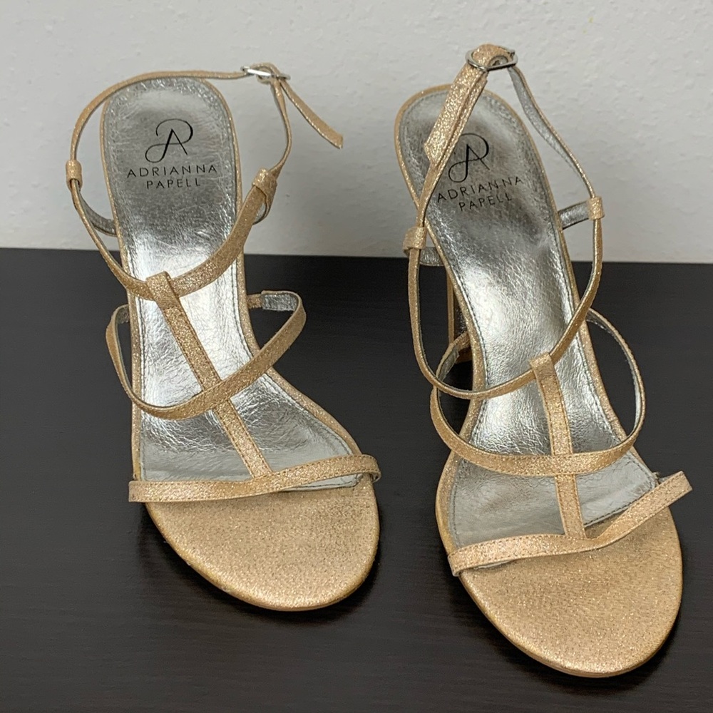 Adrianna Papell 🍑 Sherbert Sparkle Strappy Sandal